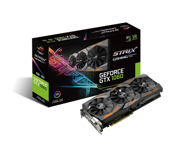 ASUS GeForce GTX 1060 Strix 6GB GDDR5 - 316842 - zdjęcie